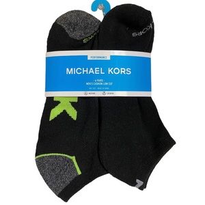 MICHAEL KORS MEN’S CUSHION LOW CUT SOCKS | 6 Pairs |
